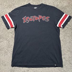 47’ Brand Albuquerque Isotopes MILB Black T-Shirt Mens Small Retro Baseball